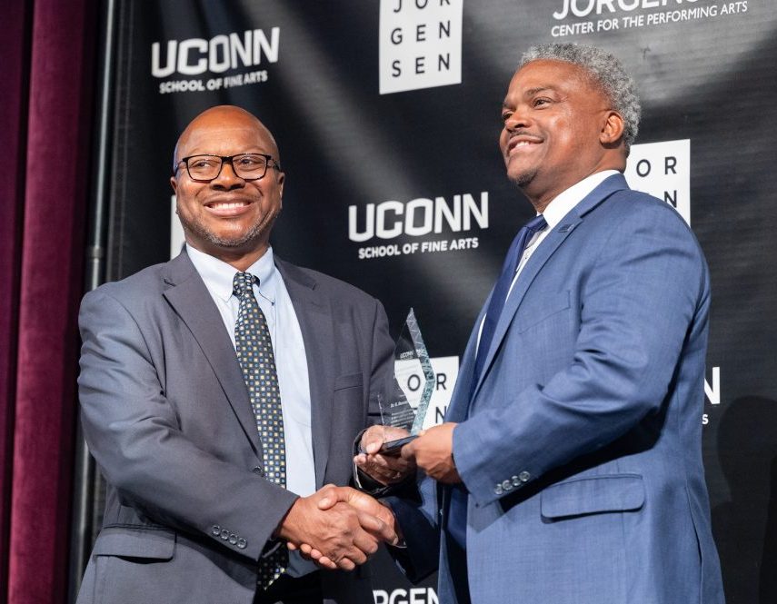 Two men shaking hands