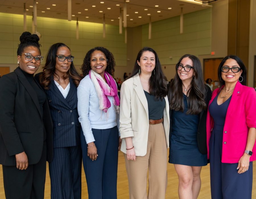 women standing together for a photo